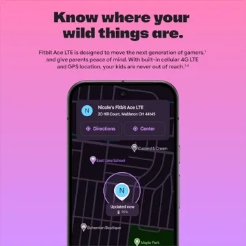 Google Fitbit Ace LTE Kids Smartwatch with GPS and Games