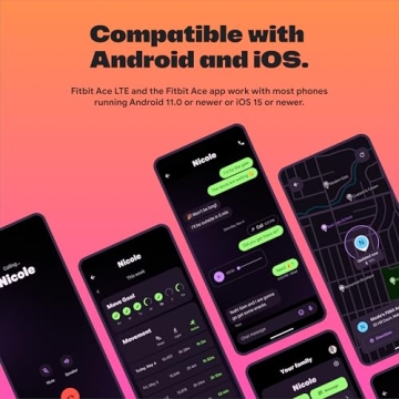 Google Fitbit Ace LTE Kids Smartwatch with GPS and Games