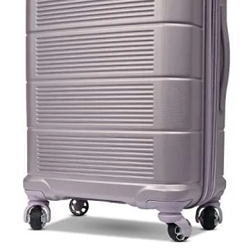American Tourister Stratum 2.0 Expandable Hardside Luggage with Spinner Wheels, Purple Haze, Carry-on
