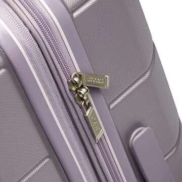 American Tourister Stratum 2.0 Expandable Hardside Luggage with Spinner Wheels, Purple Haze, Carry-on