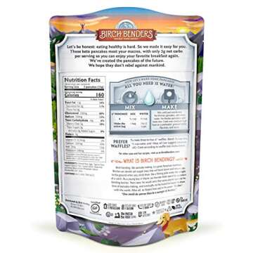 Birch Benders Keto Pancake & Waffle Mix, Low Carb, High Protein