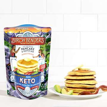 Birch Benders Keto Pancake & Waffle Mix, Low Carb, High Protein