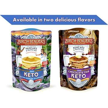 Birch Benders Keto Pancake & Waffle Mix, Low Carb, High Protein