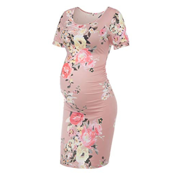 MUSIDORA Plus Size Maternity Dress for Comfort and Style
