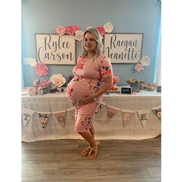 MUSIDORA Plus Size Maternity Dress for Comfort and Style