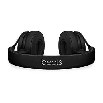 Beats EP Wired On-Ear Headphones - Battery Free for Unlimited Listening, Built in Mic and Controls - Black