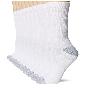 Hanes Women's Value Crew Socks - 10 Pack