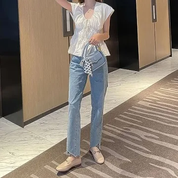 Vertundy Women's Stylish Slip On Leather Loafers in Beige