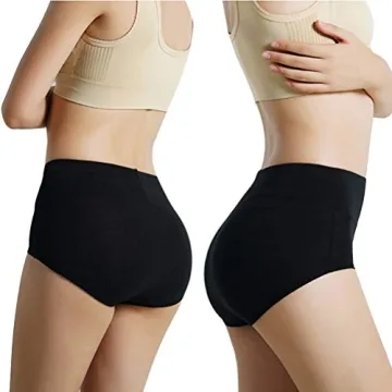 Comfortable High-Waisted Women's Cotton Briefs