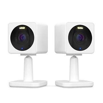 WYZE Cam OG Indoor/Outdoor 1080p Smart Security Camera - Color Night Vision & Two-Way Audio (2-Pack)