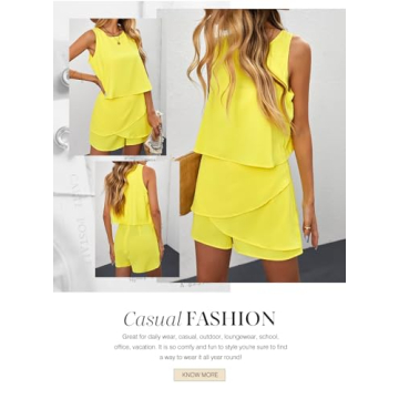 Stylish Dokotoo Women’s Ruffled Jumpsuit for Summer