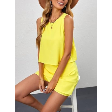 Stylish Dokotoo Women’s Ruffled Jumpsuit for Summer