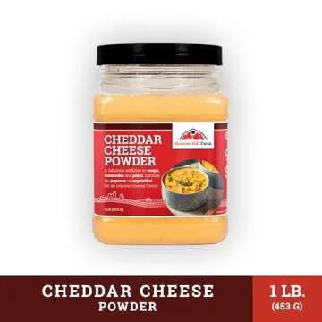 Hoosier Hill Farm Cheddar Cheese Powder, 1LB (Pack of 1)