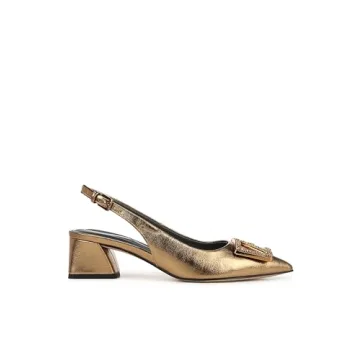 Franco Sarto Women's Slingback Low Block Heel Pointed Toe Pump