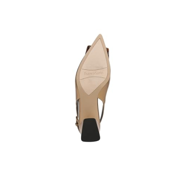 Franco Sarto Women's Slingback Low Block Heel Pointed Toe Pump