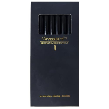 Vibrant nsxsu Rainbow Pencils for Creative Fun