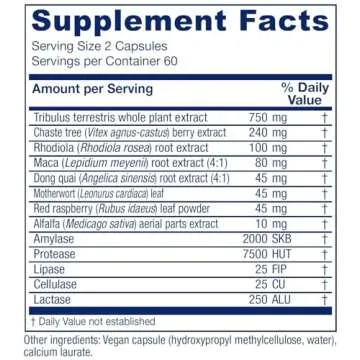 Vitanica Pregnancy Prep, Reproductive System Support, Vegan, 120 Capsules