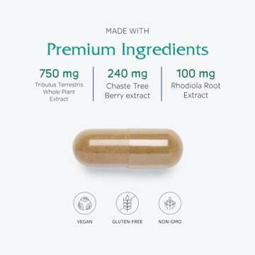 Vitanica Pregnancy Prep, Reproductive System Support, Vegan, 120 Capsules