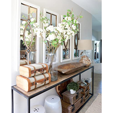 SLPR Vintage Wooden Suitcases Set - Elegant Decorative Storage