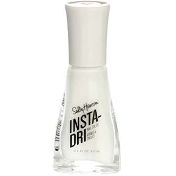 Coty US 7438214 Sally Hansen Insta-Dri Nail Polish44; 113 White on Time - Pack of 2