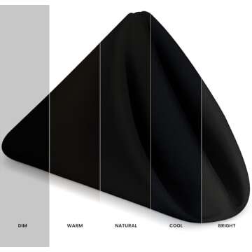 Utopia Home [24 Pack, Black] Cloth Napkins 20x20 Inches, 100% Polyester Hemmed Edges, Washable and Reusable Ideal for Parties, Weddings and Dinners