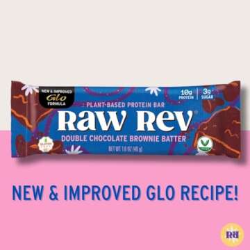 Raw Rev Vegan Protein Bars - Double Chocolate Delights