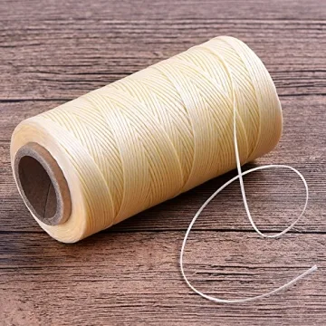 eBoot 260m Beige Leather Sewing Waxed Thread Cord for Crafts
