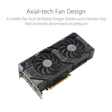 ASUS Dual GeForce RTX 4070 Super OC Edition Graphics Card (PCIe 4.0, 12GB GDDR6X, DLSS 3, HDMI 2.1, ...