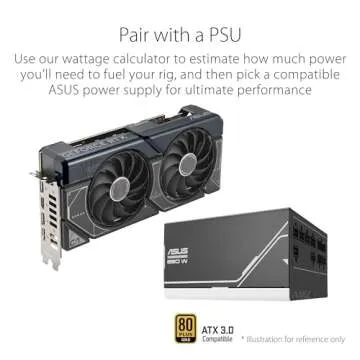 ASUS Dual GeForce RTX 4070 Super OC Edition Graphics Card (PCIe 4.0, 12GB GDDR6X, DLSS 3, HDMI 2.1, DisplayPort 1.4a, 2.56-Slot Design, Axial-tech Fan Design, Auto-Extreme Technology, and More)