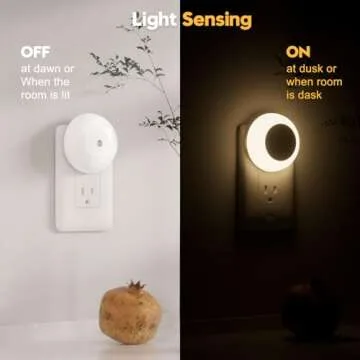 Fesnne Dusk to Dawn Night Light for Home Safety