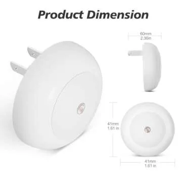 Fesnne Dusk to Dawn Night Light for Home Safety