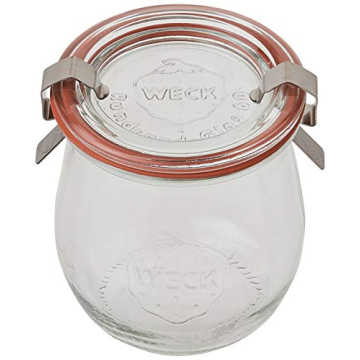 Mini Tulip Jelly Jar Set with Lids & Clamps for Food Storage