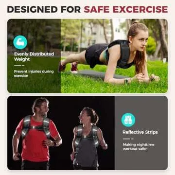 BAGAIL Weighted Vest - Perfect for Training & Weight Loss