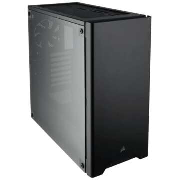 CORSAIR CARBIDE 275R Mid-Tower Gaming Case, Window Side Panel- Black