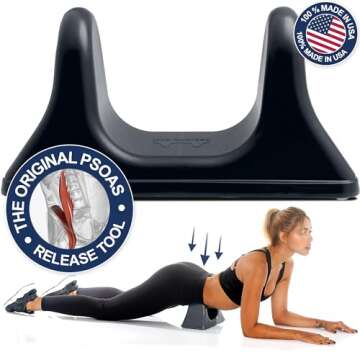 PSO-RITE Psoas Muscle Release & Deep Tissue Massage Tool - Advanced Psoas, Back, Hip Flexor Relief &...