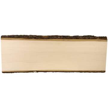 Walnut Hollow Basswood Country Plank Extra Long for Woodburning, Home Décor and Rustic Weddings