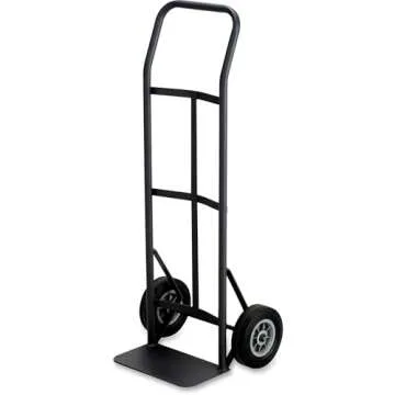 Safco Products Tuff Truck Continuous Handle Hand Truck - 400 lbs Capacity - Black Powder Coat Finish...