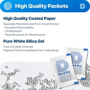 Dry & Dry Silica Gel Packets for Ultimate Moisture Control