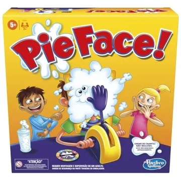 Hasbro Gaming Pie Face Game | Whipped Cream Family Board Game for Kids | Ages 5 and Up | for 2 or Mo...