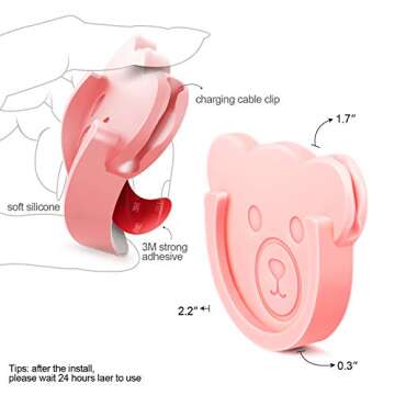 TOPGO Cute Bear Style Car Phone Holder Mount for All