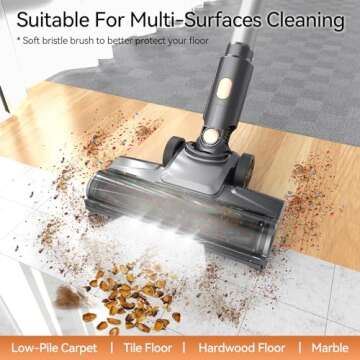 N8 Cordless Vacuum Cleaner with 40 Mins Runtime and Powerful Suction