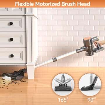 N8 Cordless Vacuum Cleaner with 40 Mins Runtime and Powerful Suction