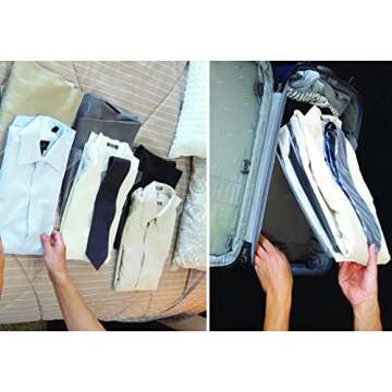 EZSTAX Clothing Organization System - 100 Pack for Neat Storage