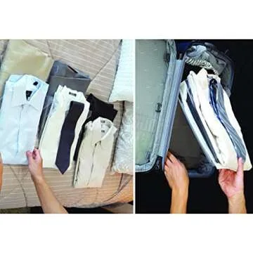 EZSTAX Clothing Organization System - 100 Pack for Neat Storage