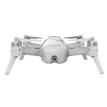 Yuneec YUNFCAUS Breeze Compact Smart Drone Ultra HD 4K Video, White with Bluetooth Controller