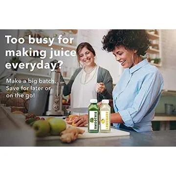 Norcalway 8 Oz Plastic Juice Bottles With Caps, Reusable Juice Bottles, Mini Fridge Bottles Reusable, Plastic Container Bottles, Mini Juice Bottles, Clear Juice Bottles, Plastic 8oz Bottles 8 Pack