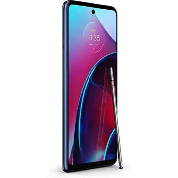 Motorola Moto G Stylus | 2022 | 2-Day Battery | Unlocked | Made for US 4/128GB | 50MP Camera | Twilight Blue | 4G RAM, 4G/3G cellular technology