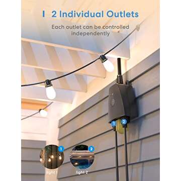 meross Outdoor Smart Plug with HomeKit and Voice Control