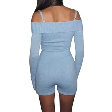 Trendy Faretumiya Y2k Bodycon Romper for Women