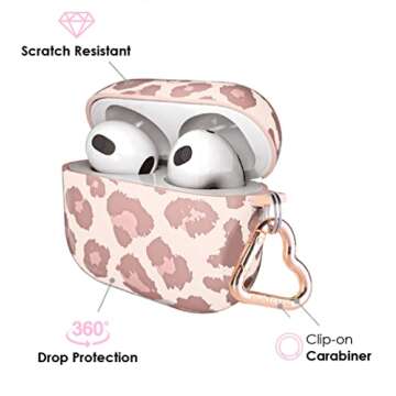 Stylish AirPods 3 Case with Keychain by Velvet Caviar